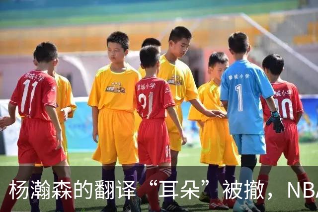 杨瀚森的翻译“耳朵”被撤，NBA新篇章的开始！